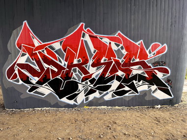 Graffiti Wall in Köchstedt - Photo by DRES (2026)