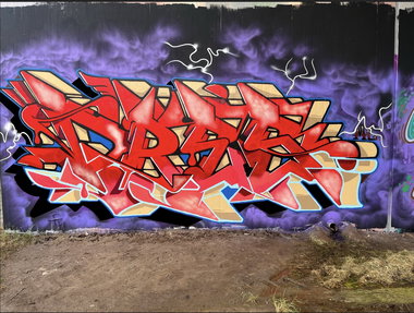 Graffiti Wall in Köchstedt - Photo by DRES