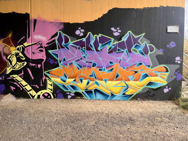 Graffiti Wall in Bennstedt - Photo by DRES