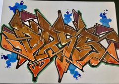 Graffiti Sketch in Eisdorf - Photo by DRES (2026)