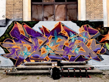 Graffiti Wall in Hettstedt - Photo by DRES