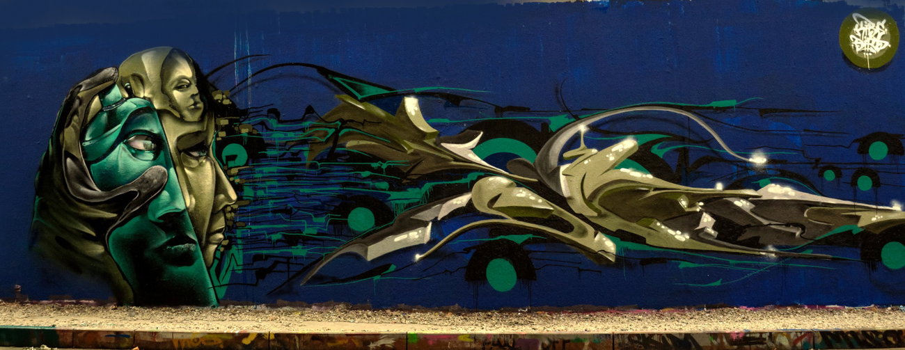 Graffiti Wall - Photo by DRIBS - KIBE, BIRD