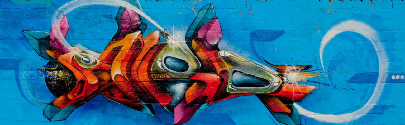 Graffiti Wall in Dortmund - Photo by DRIBS - bird, DRIBS