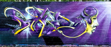 Graffiti Wall - Photo by DRIBS - BIRD, DRIBS