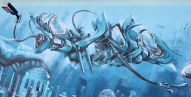 Graffiti Wall - Photo by DRIBS - bird, streetopia