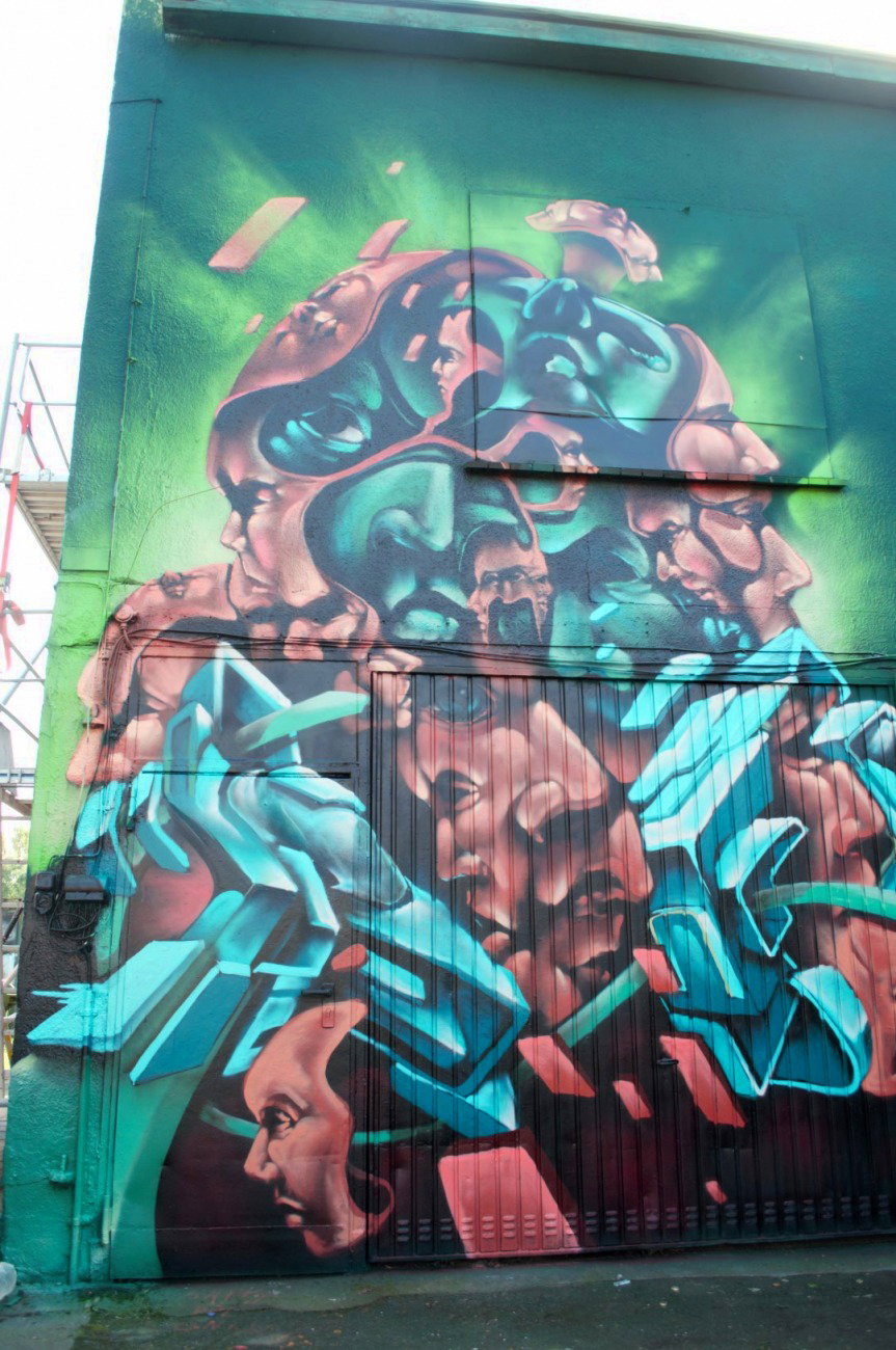 Graffiti Wall - Photo by DRIBS - bird (2017)