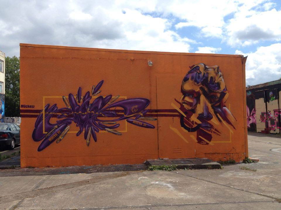 Graffiti Wall - Photo by DRIBS - Mücke32, Bird (2016)