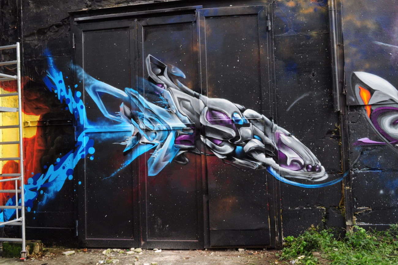 Graffiti Wall - Photo by DRIBS - BIRD