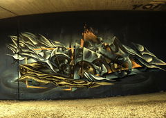 Graffiti Wall - Photo by DRIBS - kibe, bird