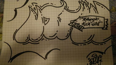 Graffiti Sketch - Photo by DSN - SketchBattle (2014)