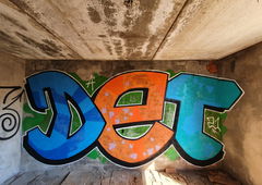 Graffiti Wall - Photo by DTR1 - graffitilatvia, latvia, abandoned (2021)