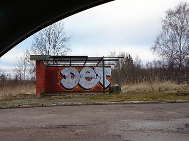 Graffiti Wall - Photo by DTR1 - Latvia, Det (2014)