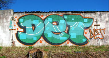 Graffiti Wall - Photo by DTR1 - Latvia, Riga (2014)