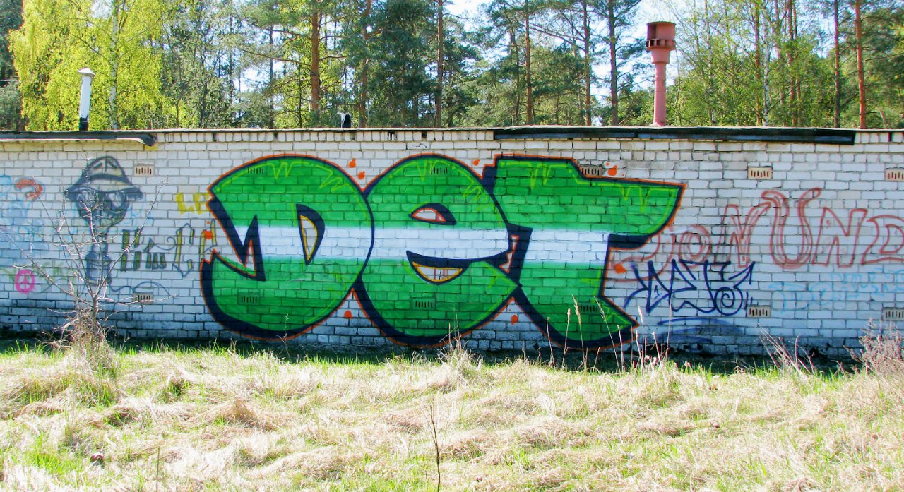 Graffiti Bombing - Photo by DTR1 - Latvia, Riga (2014)