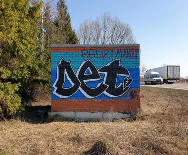 Graffiti Wall - Photo by DTR1 - latvia (2019)