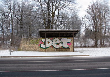 Graffiti Bombing - Photo by DTR1 - Latvia, chrome, simple (2014)