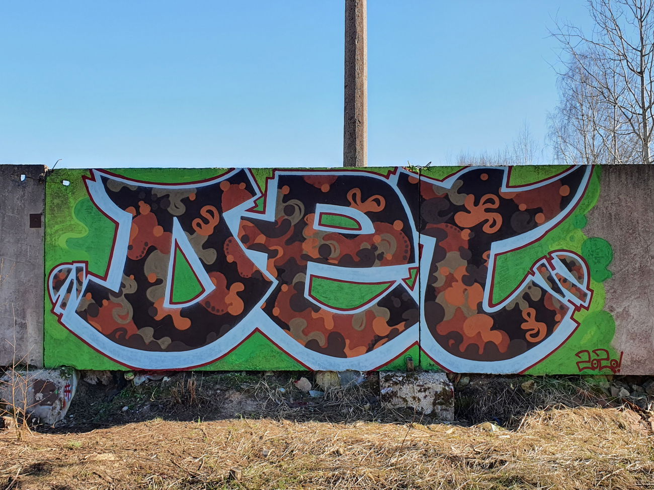 Graffiti Wall - Photo by DTR1 - latvia, latvija (2020)