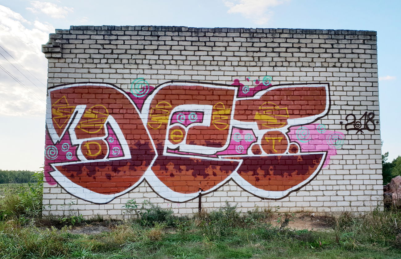 Graffiti Wall - Photo by DTR1 - latvia (2018)