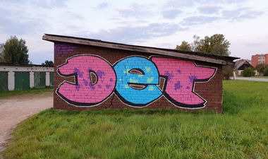 Graffiti Wall - Photo by DTR1 - latvia (2019)