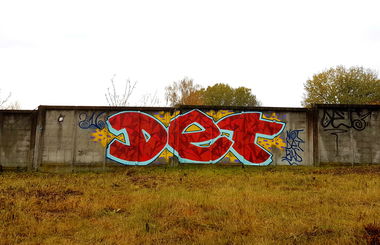 Graffiti Wall - Photo by DTR1 - graffiti, Latvia, simple (2016)