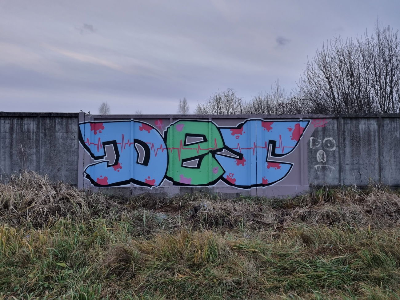 Graffiti Wall - Photo by DTR1 - graffitilatvia, latvia, trainline (2021)