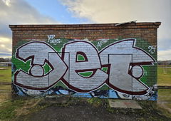 Graffiti Wall - Photo by DTR1 - Latvia, chrome, trainline (2024)