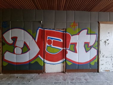 Graffiti Wall - Photo by DTR1 - Latvia, graffitilatvia, abandoned (2022)
