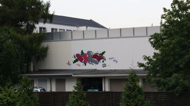 Graffiti Bombing in Brühl - Photo by DUKE1823 (2012)