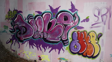 Graffiti Wall in Des Moines - Photo by DUKE1823 - Duke
