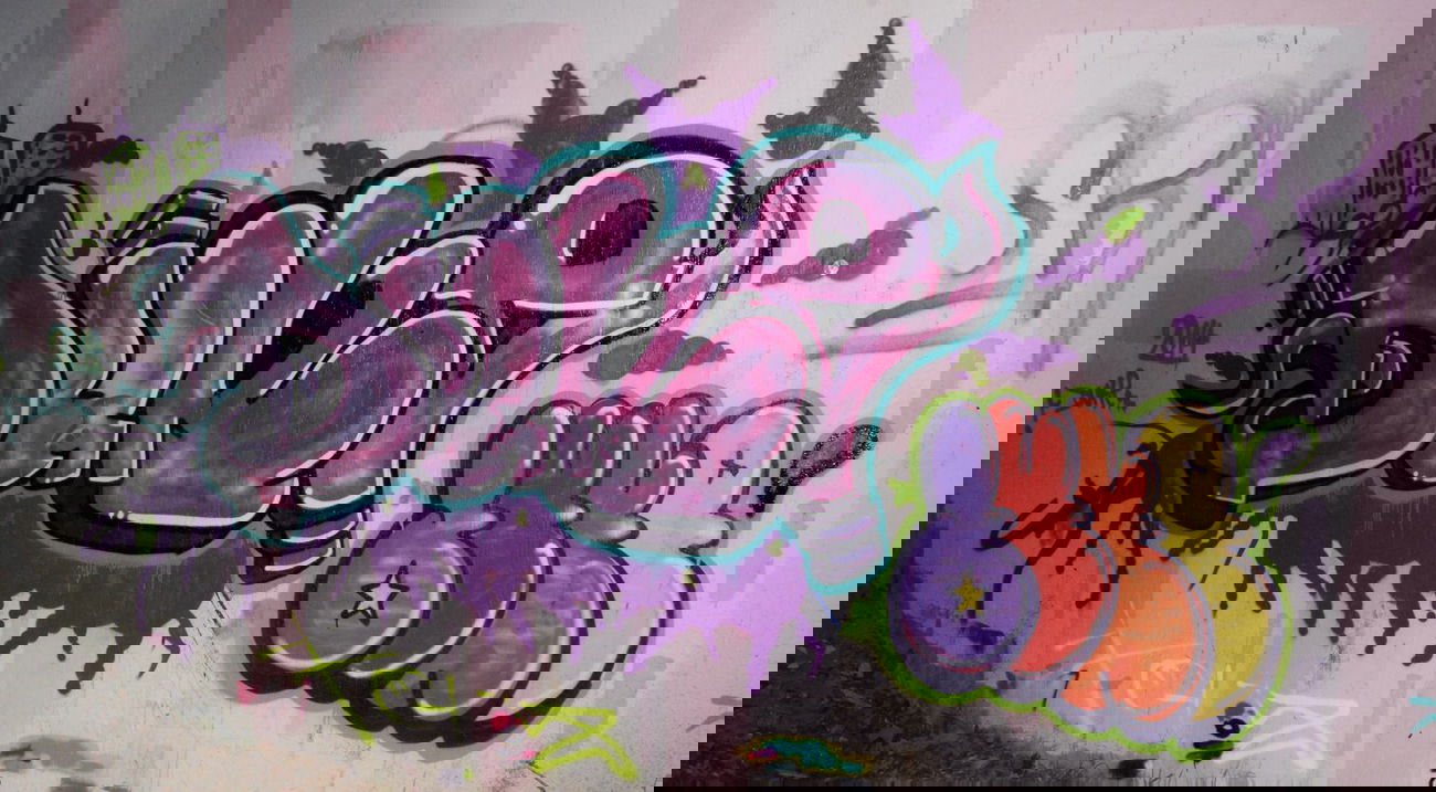 Graffiti Wall in Des Moines - Photo by DUKE1823 - Duke