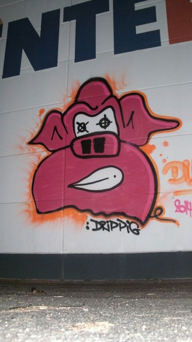 Graffiti Wall in Bornheim - Photo by DUKE1823 - Duke, Drippig