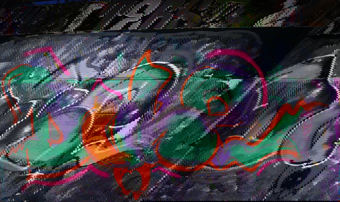 Graffiti Wall in Des Moines - Photo by DUKE1823 - DUKE, k7, köln (2014)