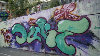 Graffiti Wall in Brühl - Photo by DUKE1823 - Duke, Modus, K7 (2014)