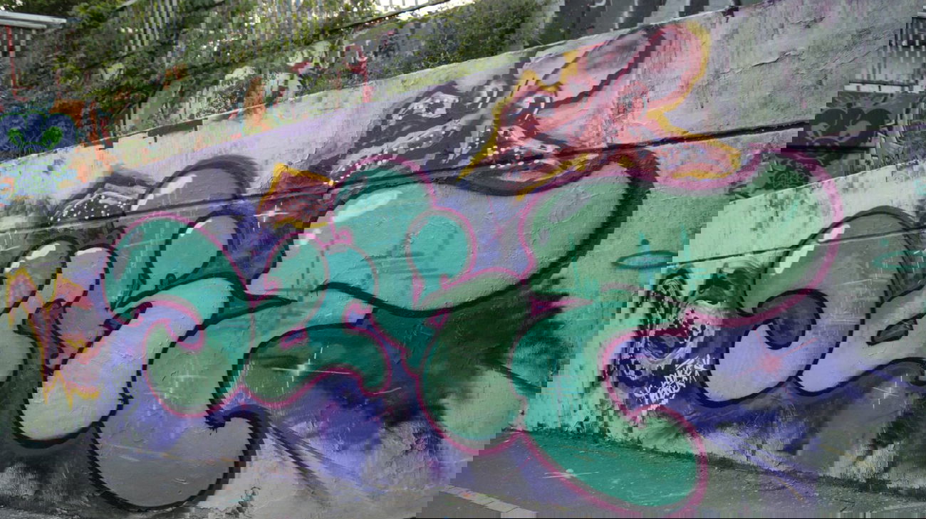 Graffiti Wall in Brühl - Photo by DUKE1823 - Duke, Modus, K7 (2014)