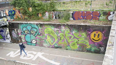 Graffiti Wall - Photo by DUKE1823 - Ape, Duke, 1823 (2014)