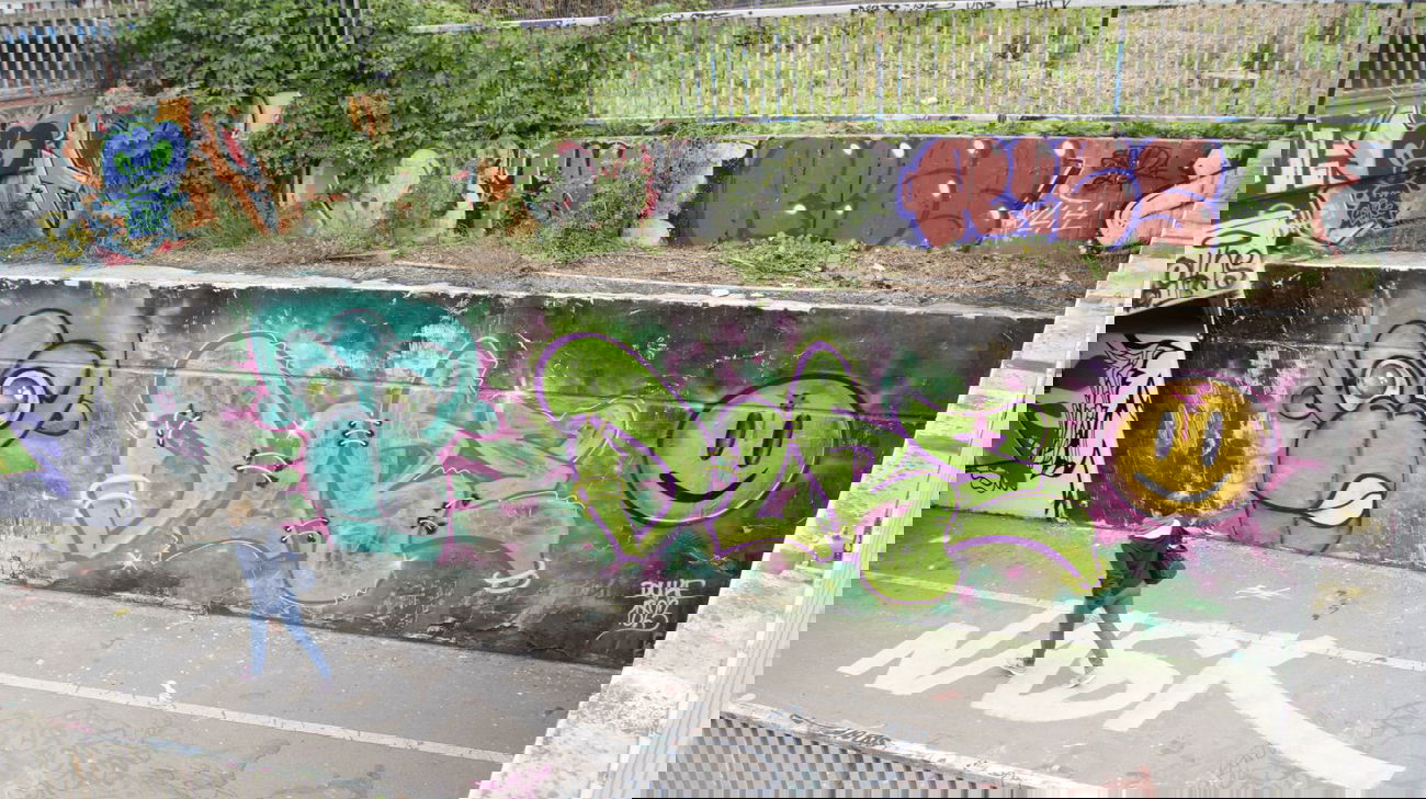 Graffiti Wall - Photo by DUKE1823 - Ape, Duke, 1823 (2014)