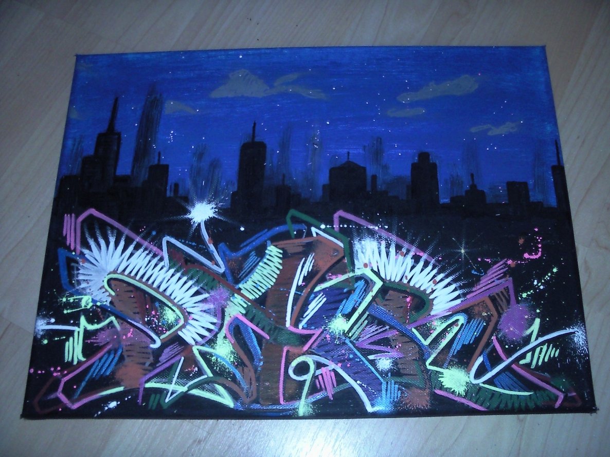 Graffiti Artwork - Photo by DaiaR - dair, daiar, canvas (2013)