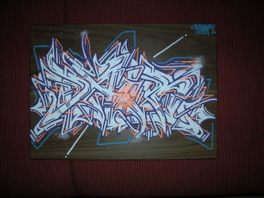 Graffiti Artwork - Photo by DaiaR - dair, daiar, canvas (2013)
