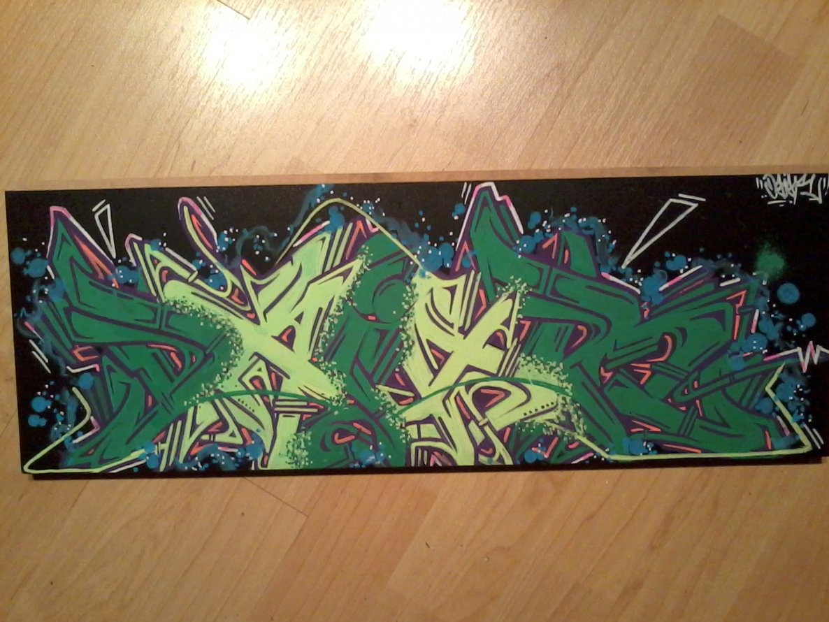 Graffiti Artwork - Photo by DaiaR - daiar, dair, wood (2013)