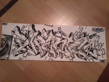 Graffiti Sketch - Photo by DaiaR - daiar.dair.dj, pertzo, bionic (2013)