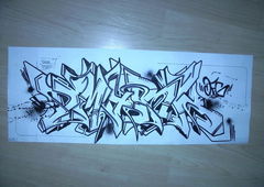 Graffiti Sketch - Photo by DaiaR - daiar, dair, dmark (2013)