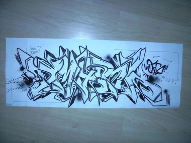 Graffiti Sketch - Photo by DaiaR - daiar, dair, dmark (2013)