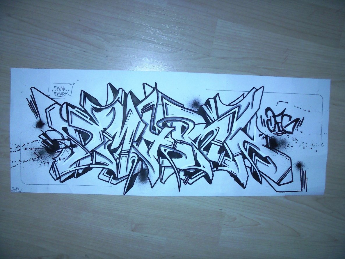 Graffiti Sketch - Photo by DaiaR - daiar, dair, dmark (2013)