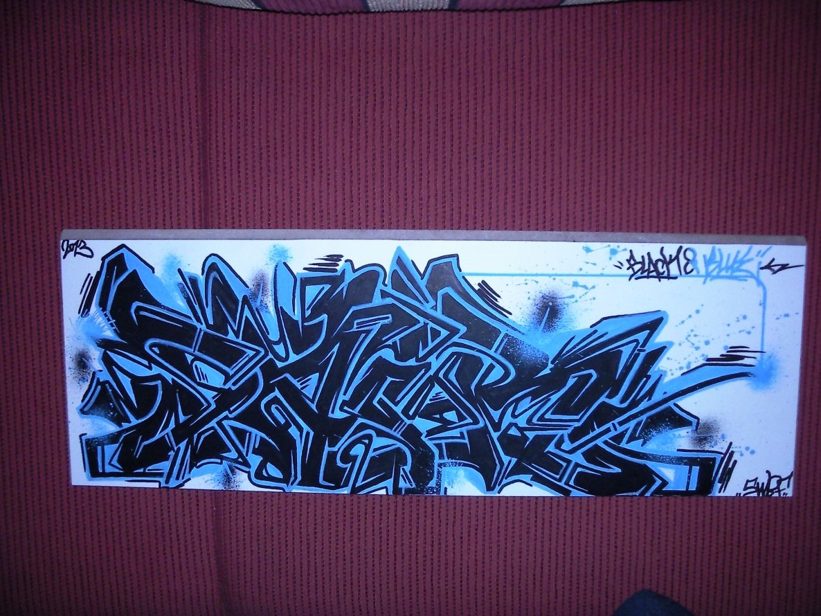 Graffiti Artwork - Photo by DaiaR - dair, daiar, wood (2013)