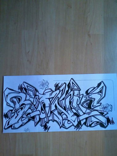 Graffiti Sketch - Photo by DaiaR - dair, daiar, bionic (2013)
