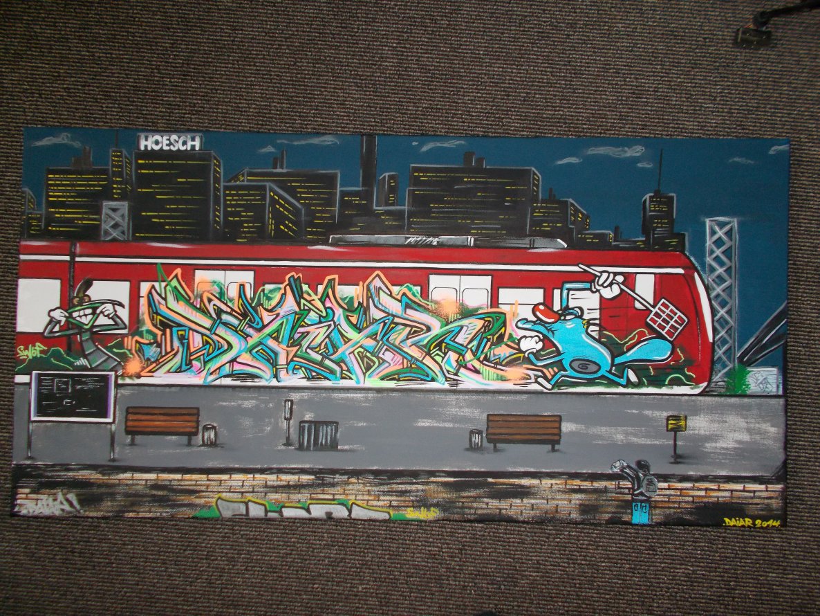 Graffiti Artwork - Photo by DaiaR - daiar, dair, swbf (2014)