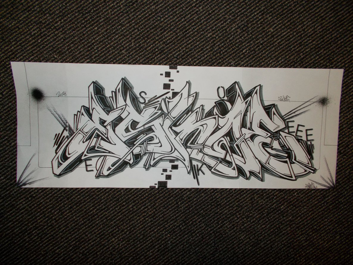 Graffiti Sketch - Photo by DaiaR