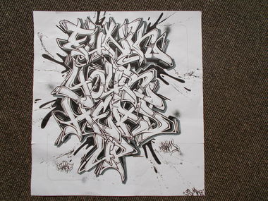Graffiti Sketch - Photo by DaiaR - daiar, dair, funk (2014)