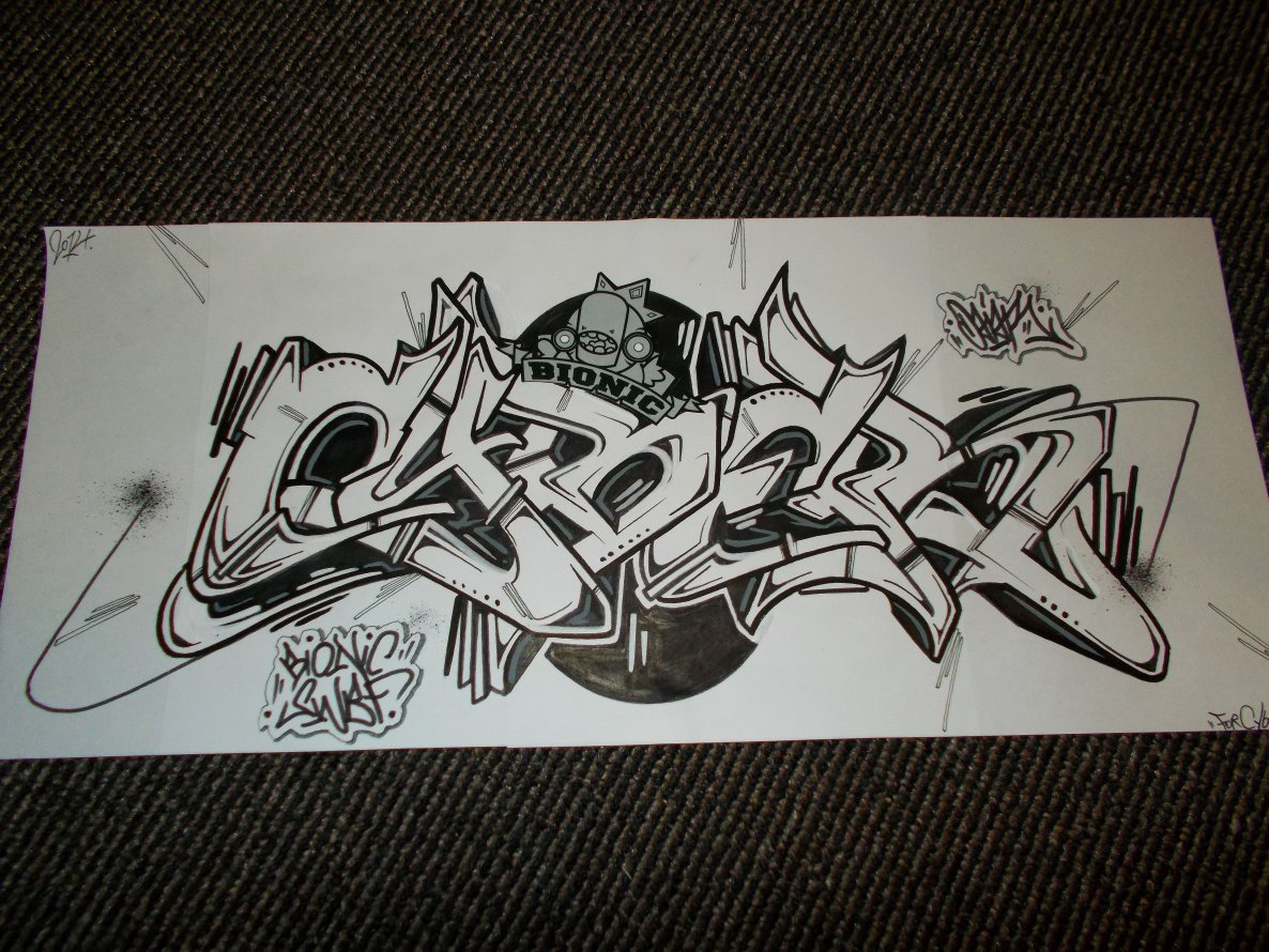 Graffiti Sketch - Photo by DaiaR - daiar, dair, cyber (2014)