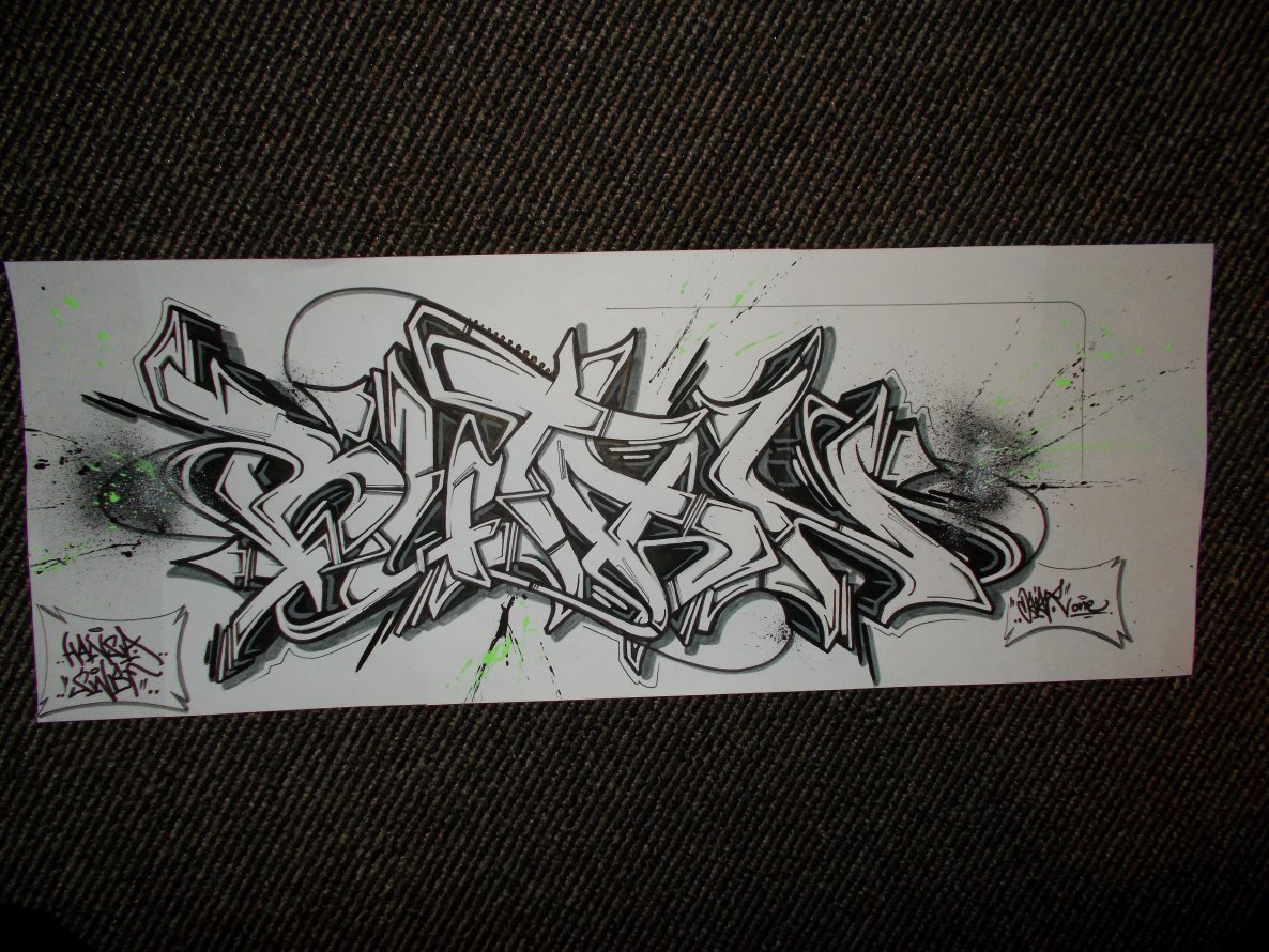 Graffiti Sketch - Photo by DaiaR - daiar, dair, butan (2014)